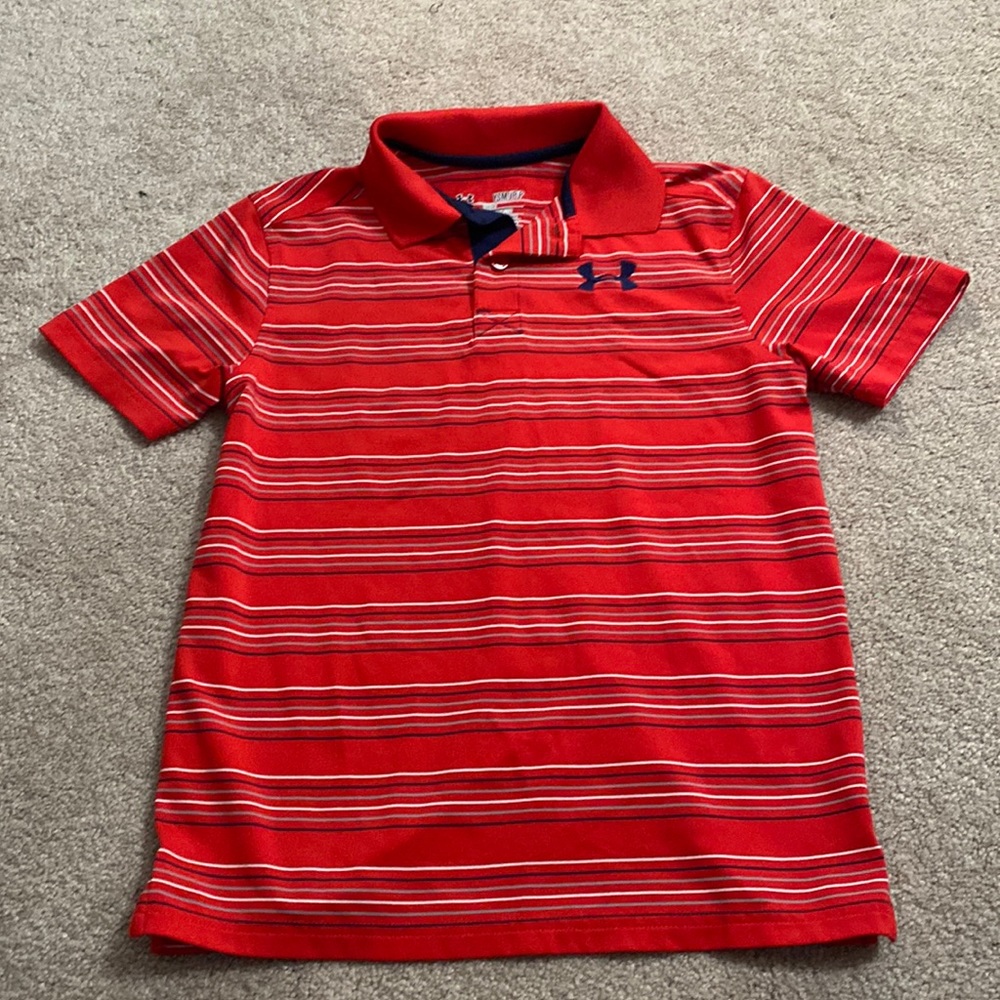 boys under armor polo